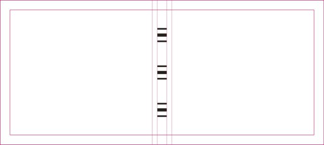 Полюс Принт raised band spine file setup example