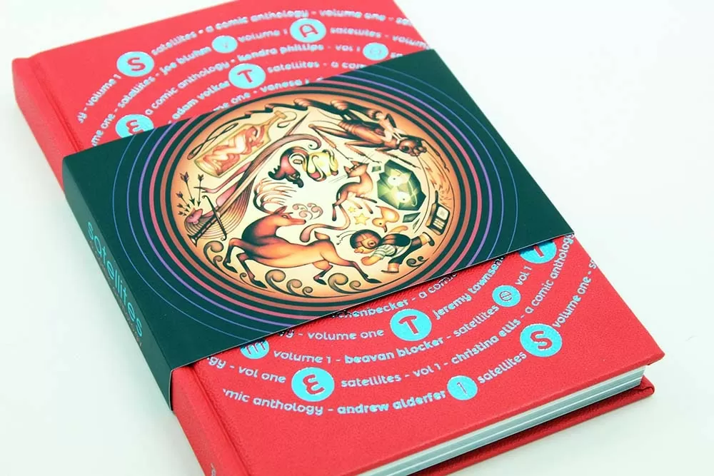 Faux Leather Book with Hot Foil Stamping
