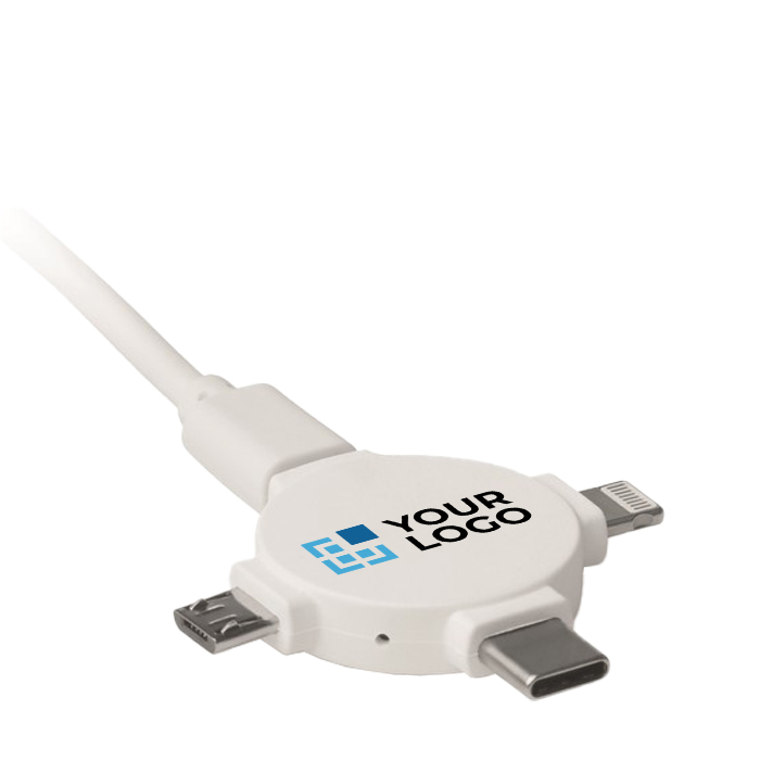 Зарядный кабель «3-в-1» с микро-USB типа C и двусторонней вилкой