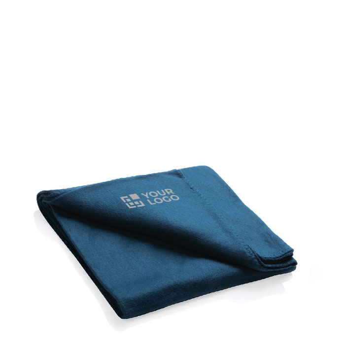 Легкое флисовое одеяло с сумкой для переноски, 160 г/м²