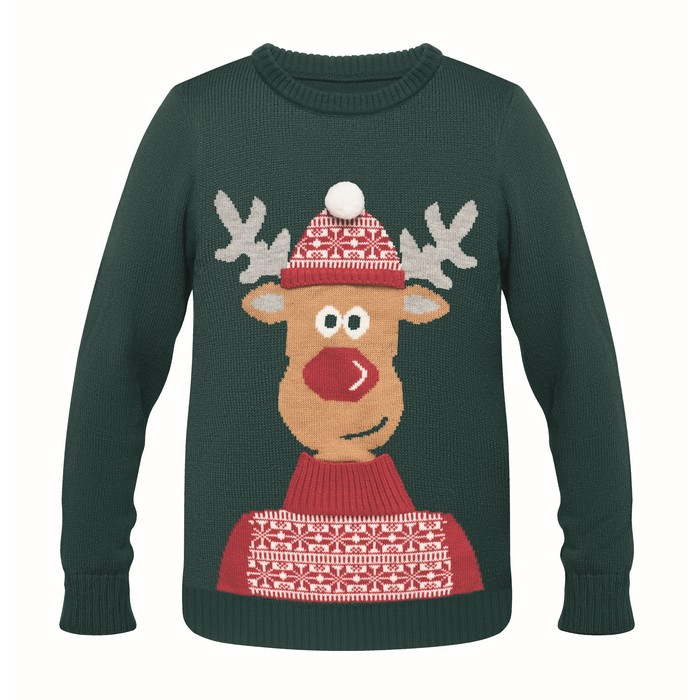 Рождественские джемперы трех забавных дизайнов (размеры L–XL)