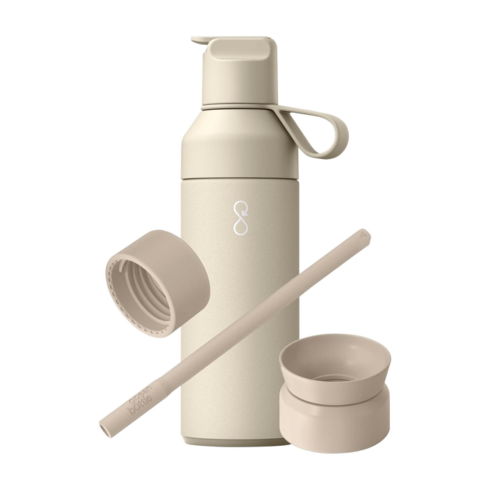 Бутылка с модульной крышкой, 3 крышки, 500 мл, Ocean Bottle