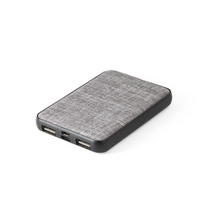 Портативное внешнее зарядное устройство, 5000 мАч, USB Fabric RPET