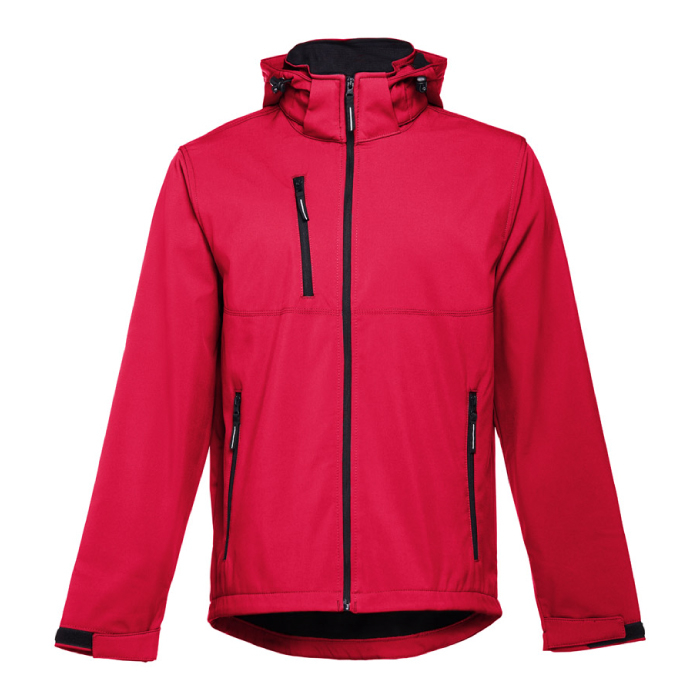 Куртка из полиэстера Softshell с капюшоном, 280 г/м2, THC Zagreb