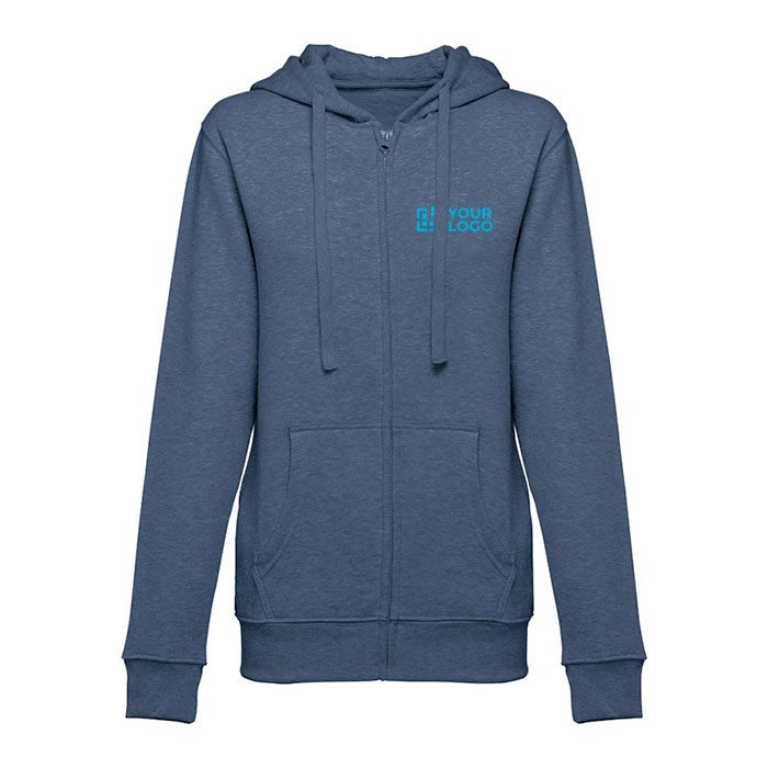 Женская толстовка из хлопка и полиэстера, 320 г/м2