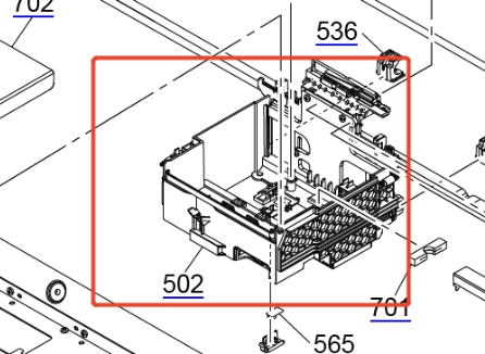Оригинальная каретка для EPSON F500 F501 F570 / T3100 X T3170 X - 1818630