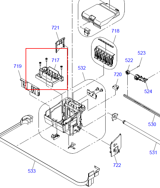 Оригинальная печатающая головка для EPSON STYLUS PHOTO L800 L805 L850 / R330 R290 R285 R280 / T50 T60 P50 PX660 - F180050, F180000