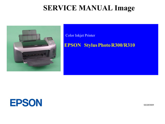 Сервисное руководство для EPSON R300 R310 | Печатающие головы и запчасти