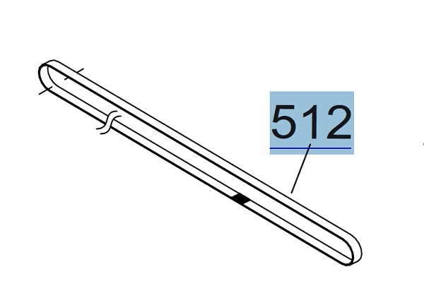 Оригинальный CR ремень 44 для EPSON B6000 F6000 F6200 F6300 / T7000 T7200 T7200 D - 1560744