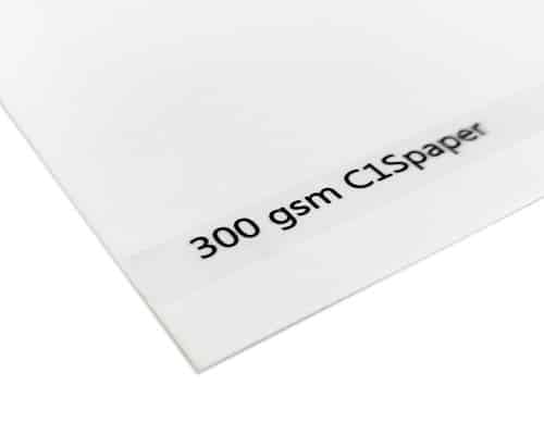Бумага C1S плотностью 300 г/м²