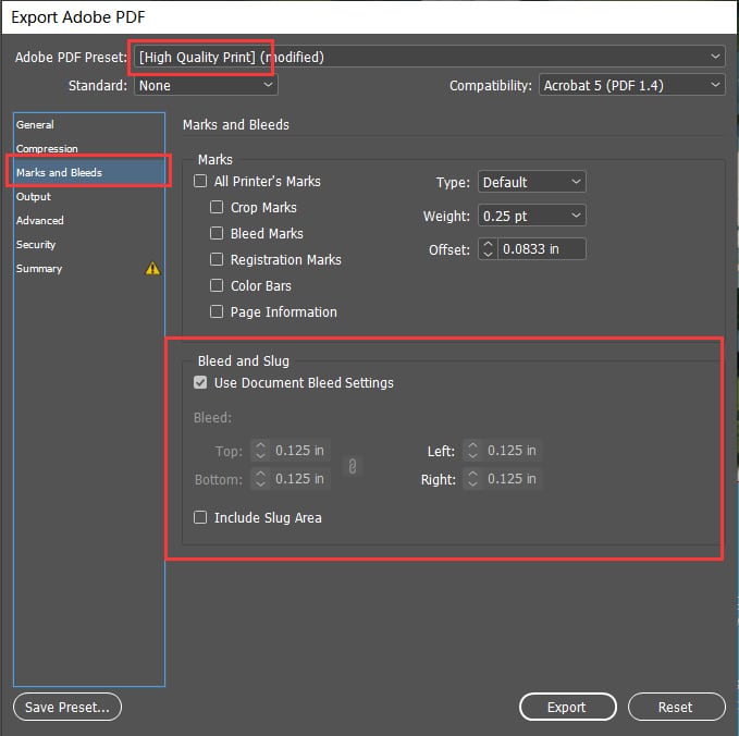 Как создать готовые для печати PDF-файлы с помощью Adobe-InDesign-5