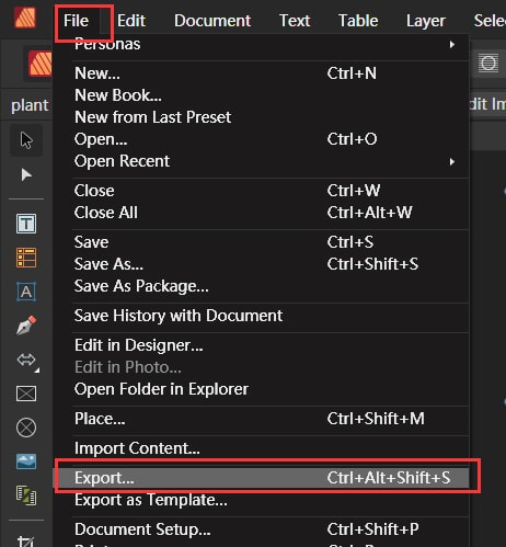 Как создать готовые файлы дизайна с использованием Affinity-Publisher-7