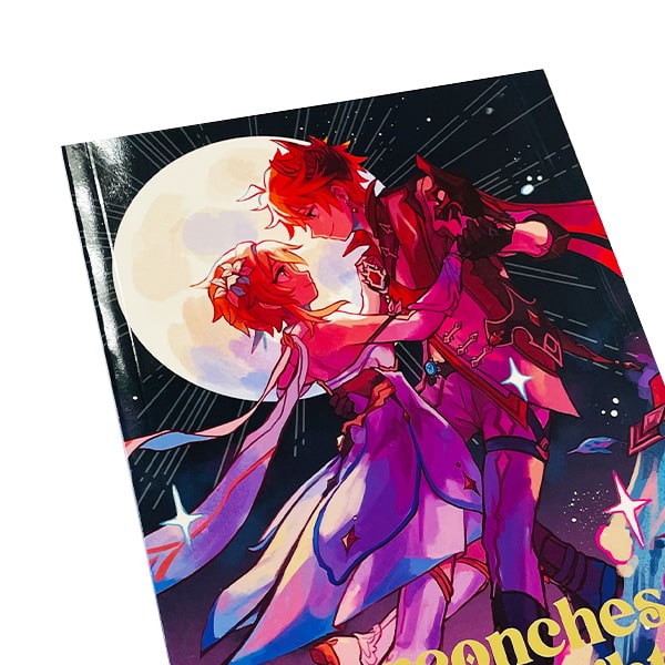 обложка книги с глянцевой ламинацией