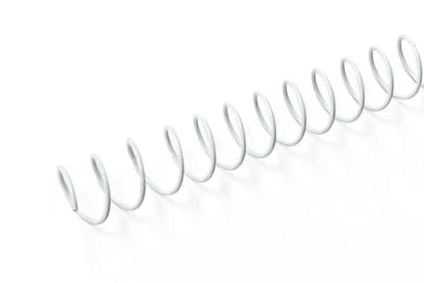 Sprial одиночная катушка белая