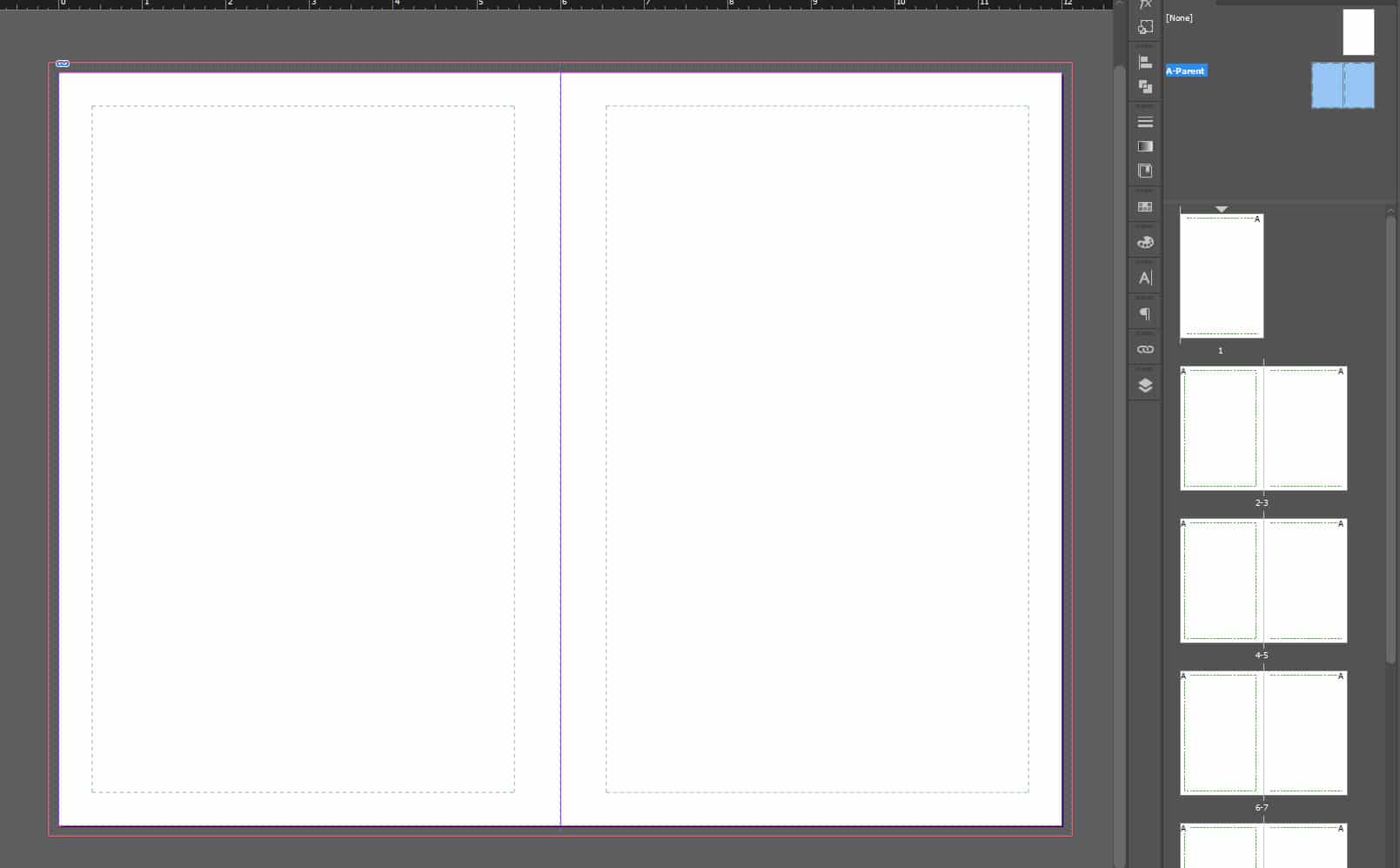 Как использовать-Полюс Print-Book-Inner-Template-in-Adobe-InDesign-4